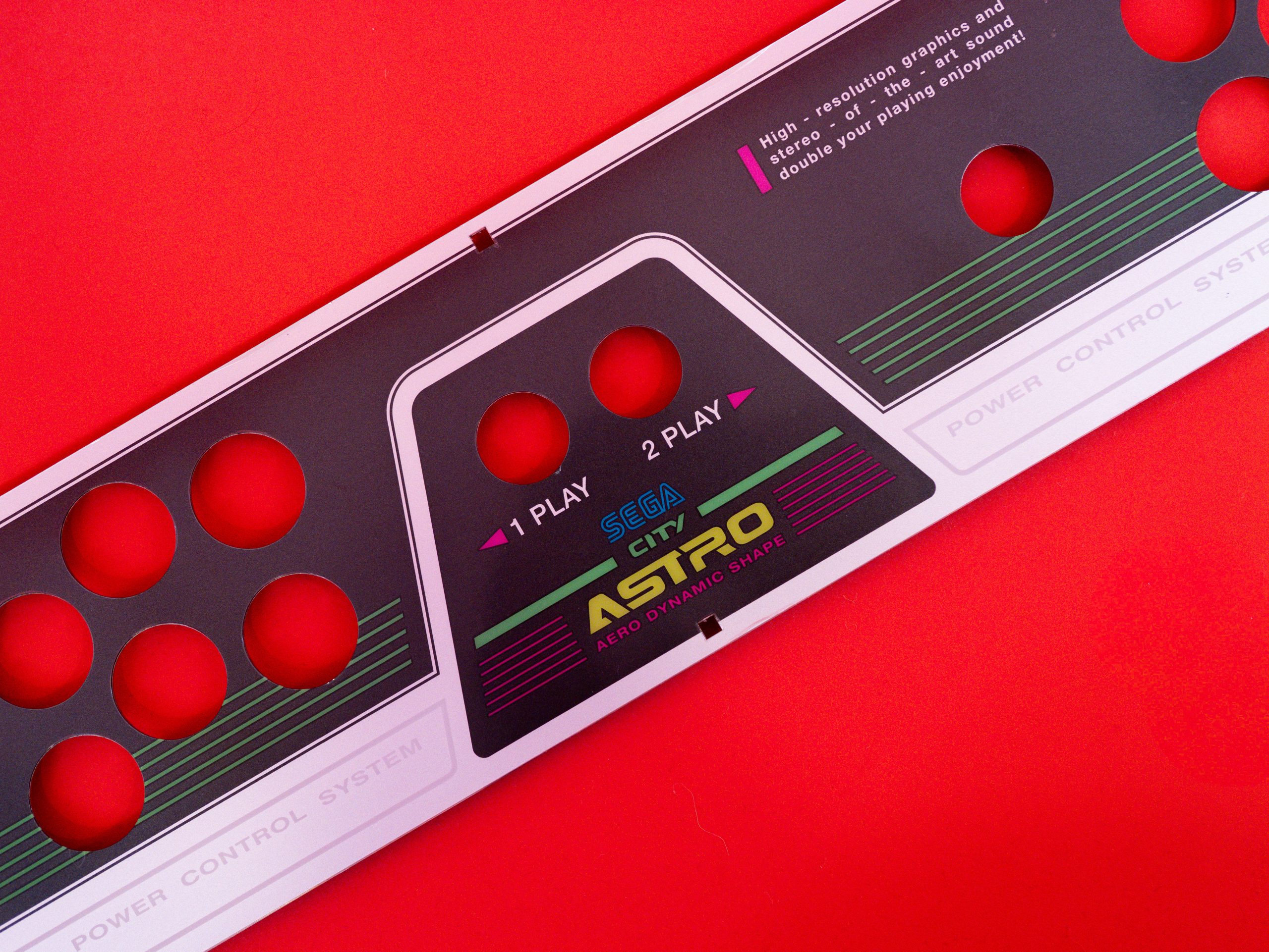 Sega Astro City 2L12B CPO Panel – Candy Cab Panels